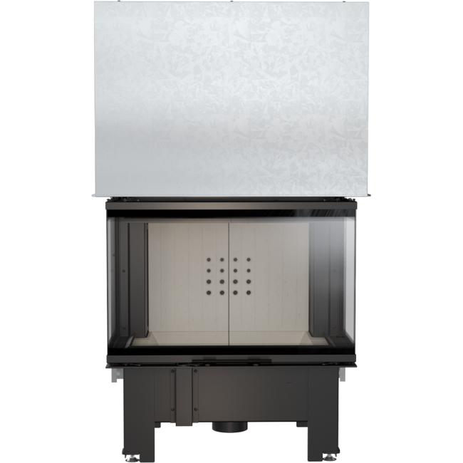 Smart steel fireplace KRATKI NBC 800/400 10 kW Ø 200 Lift-up MSK