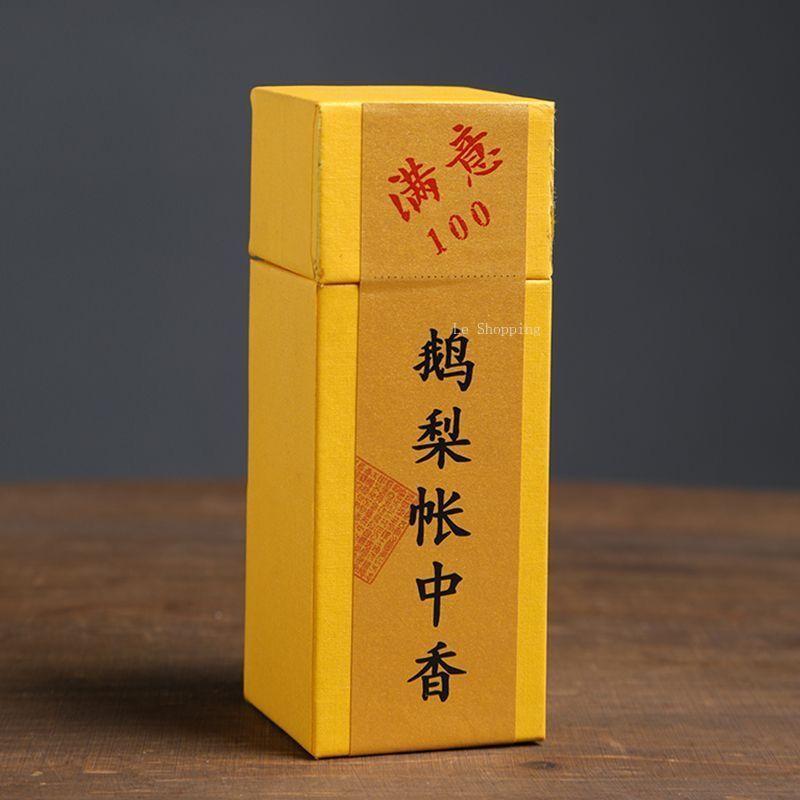 10.5cm Square Incense Stick Old Mountain Sandalwood Nha Trang Agarwood Worship Buddha in Temples Meditation Indoor Purify Air Goose Pear Tent