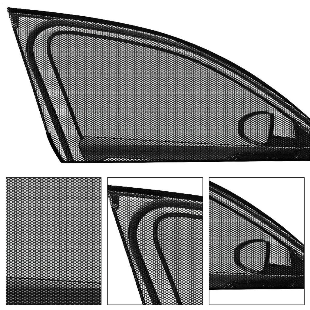Car Screen Door, Window Net, Front Door, Rear Door, Insect Repellent Net, Set of