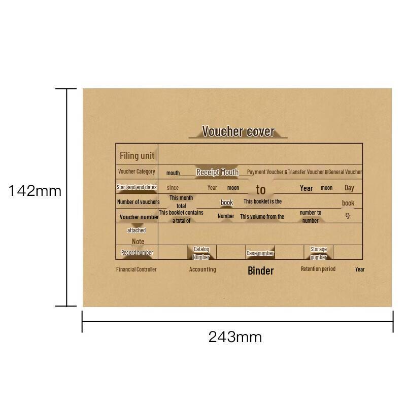 GEPAD Invoice Voucher Covers & Corners, 50 Sets CN plug (adapter included)