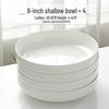 Nordic Style Bone China Microwave-Safe Round Dish