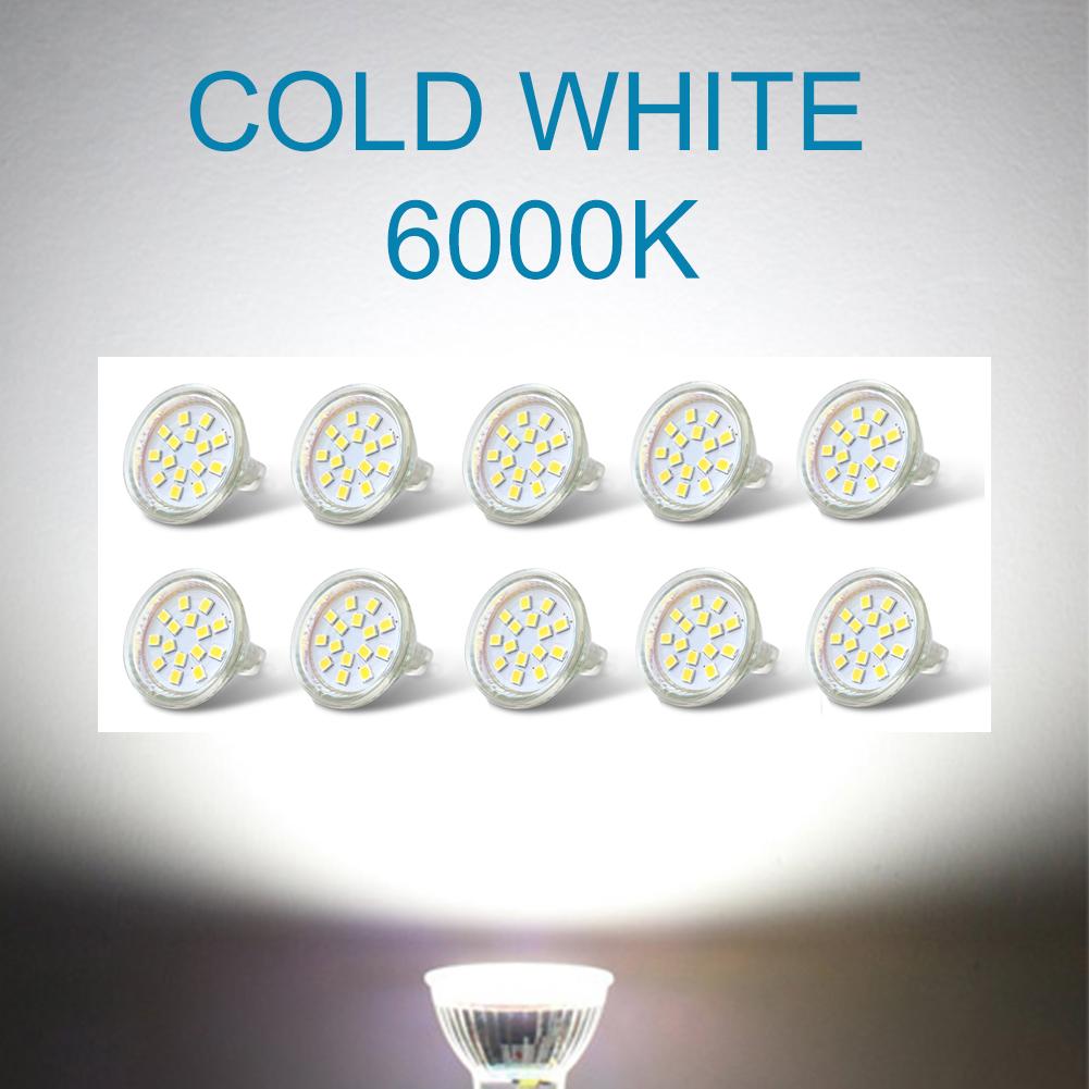 

10 шт. Світлодіодні лампи MR11 GU4 AC 12V 3W Без мерехтіння SMD2835 120° Міні-прожектор для вітальні, вітрини, заміна галогенних холодний білий колір