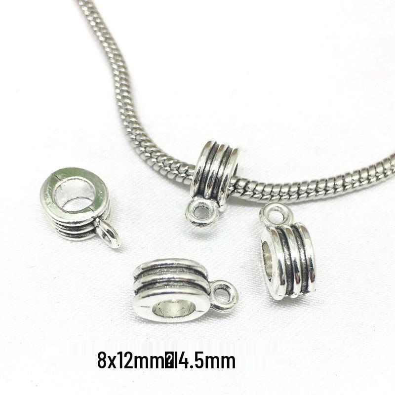 DIY Electroplated Jewelry Kit: Alloy Pendant Connector, Clasp, Jump Ring, Spacer Bead for Bracelets & Necklaces