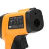 Infrared thermometer - handheld temperature measuring device for industrial use with   emissivity for industrial temperature tests