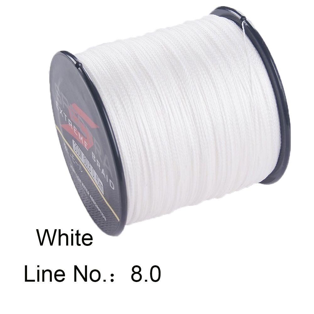 6-80LB Strong Rope Cord PE Braided Tackle Wire Sea Fishing Line 4 Strands Multifilament Thread