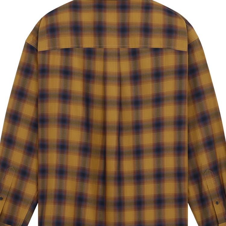 WE11DONE Minimalist Versatile Plaid Pattern Long Sleeve Shirt Unisex shirts WD-SH0-26-136-U-CM