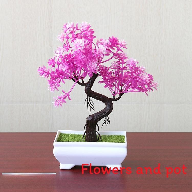 

Искусственные сосны, имитация, зеленые растения в горшках, комнатное украшение Lotus