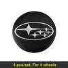 4Pcs Car Wheel Center Hub Caps Emblem Stickers Decals For Subaru BRZ Outback WRX Ascent Levorg Forester XV Impreza Valve Cap