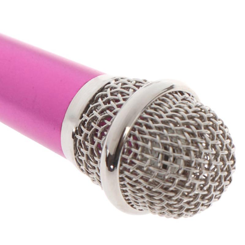 Microphone 3.5Mm Stereo Studio Mic Ktv Karaoke Mini Microphone With Earphone For Smart Phone Laptop Pc Desktop Handheld Audio