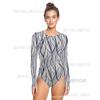 Womens Quick-Dry UV Protection Digital Print Wetsuit Snorkeling Surfing Swimming Water Sports