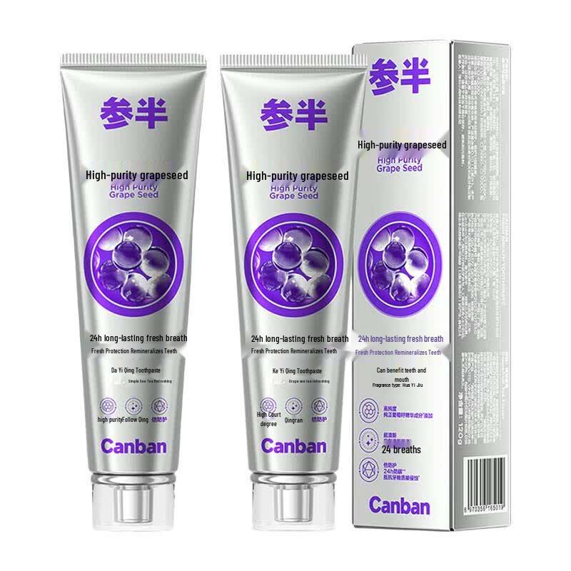 Canban Grape & Tea Fresh Breath Toothpaste (Twin Pack)