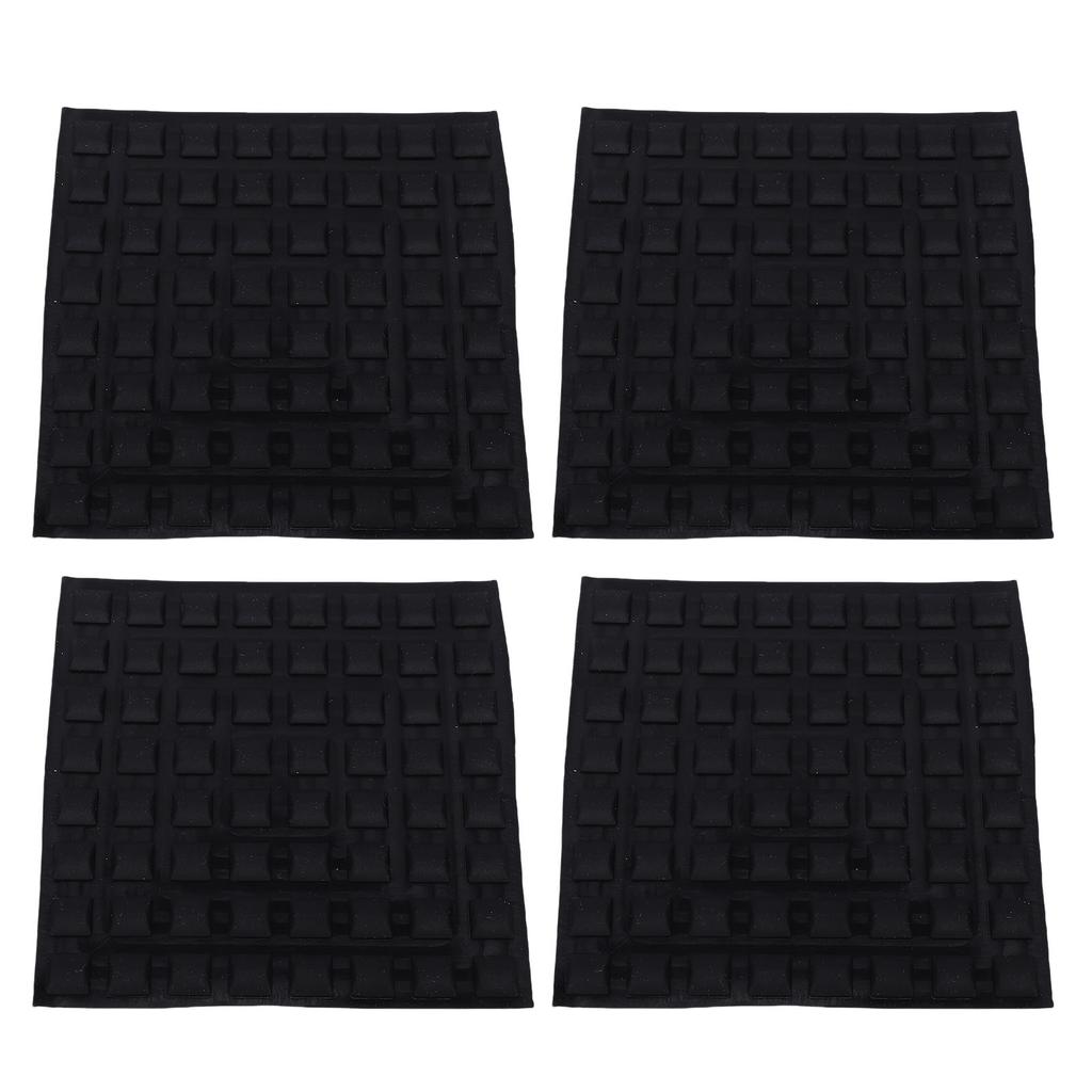 256pcs Quadrilateral Shape Tactile Sticker Set Silicone Braille Stickers Bump Dots for Visually Impaired 10mm Diameter