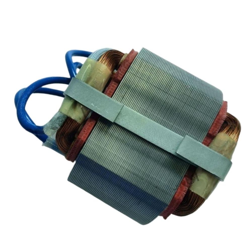 For Power Tool Repair Silver Electric Grinder Stator Electric Grinder Repair Kit Power Tool Accessory Silver Finish