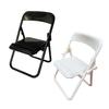 Mini Chair 1:12 Dollhouse Miniature Chair Folding Chair Armchair House Decor Toy
