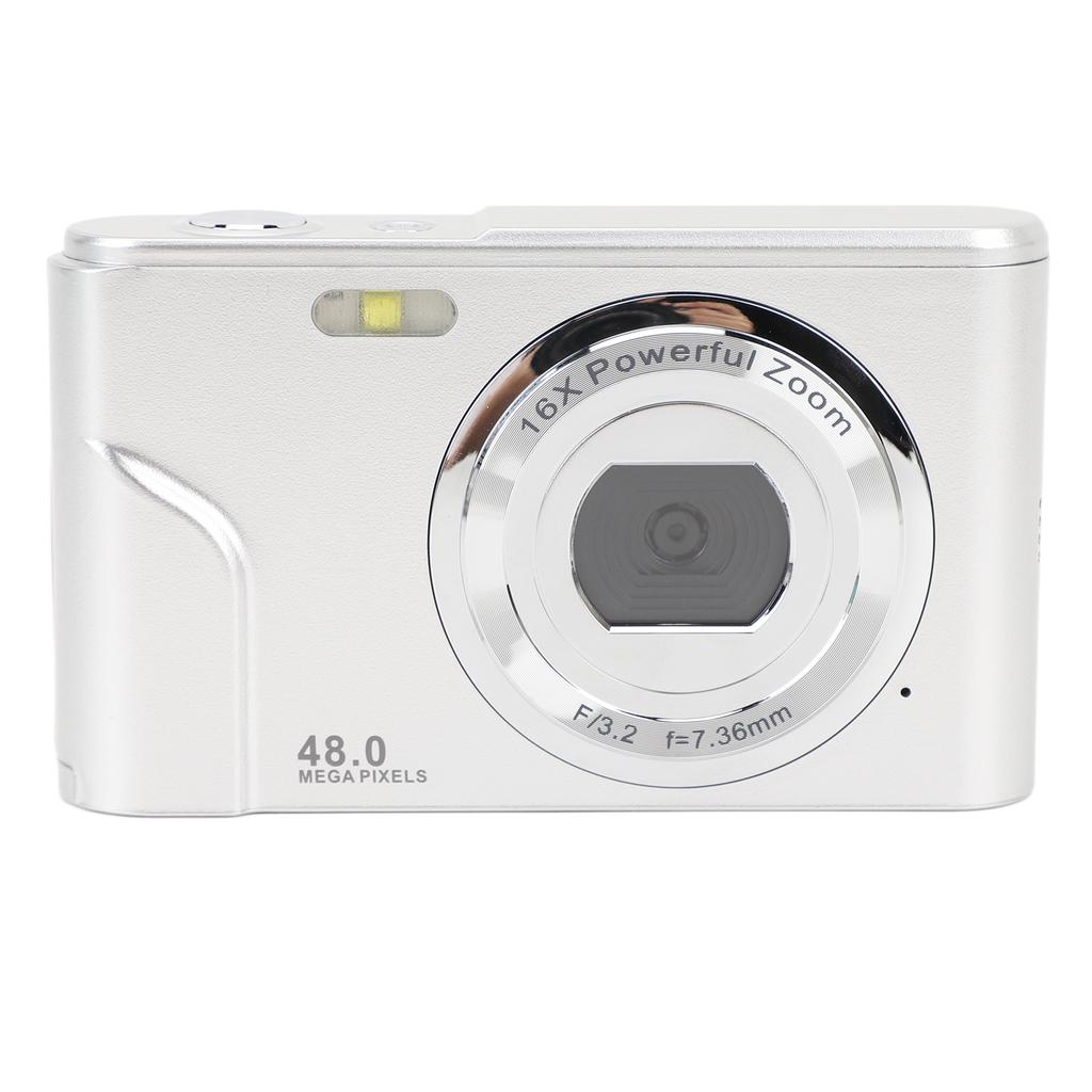 Digital Camera 1080P 48MP Autofocus 16x Digital Zoom 2.4 Inch Screen Rechargble Compact Camera for Adult Beginner