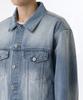 Musinsa Standard Big Brush Relaxed Denim Trucker Jacket [Light Indigo]
