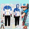 Pokmon 3-teiliges Cosplay Kostümset mit atmungsaktivem Polyester für Halloween Anime-Veranstaltungen