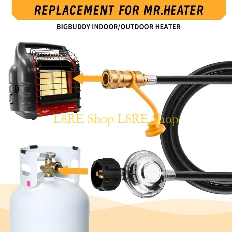 L8RE Portable 12ft Line Quick Fittings Suitable for Home and Commercial Use