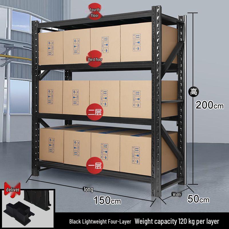 Multilayer Iron Cargo & Display Shelves for Storage