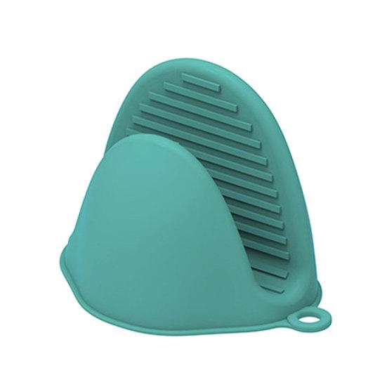 2Pcs/Set Butterfly Gloves Fingertip Wearing Stripes Heat Insulation Pot Clip Silica Gel Kitchen Insulated Soup Pot Glove for Home