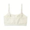 Adjustable Shoulder Strap Sports Bra For Girls (10-14 Years Old) With Fixed Cup