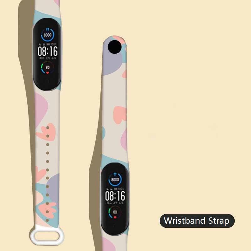 Barevné silikonové řemínky na hodinky Náhradní řemínek pro Mi Band 8 7 3 4 Měkký řemínek na náramku Příslušenství pro řemínek MI Band 5 6 7 NFC