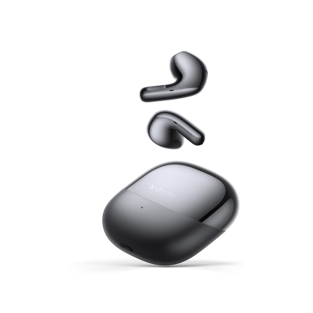 Xiaomi Buds 5 Wireless Earbuds with Harman Audio AI Noise 3D Lightweight Graphite Black AudioEFX, Hi-Res Support, Reduction, Audio, Design,