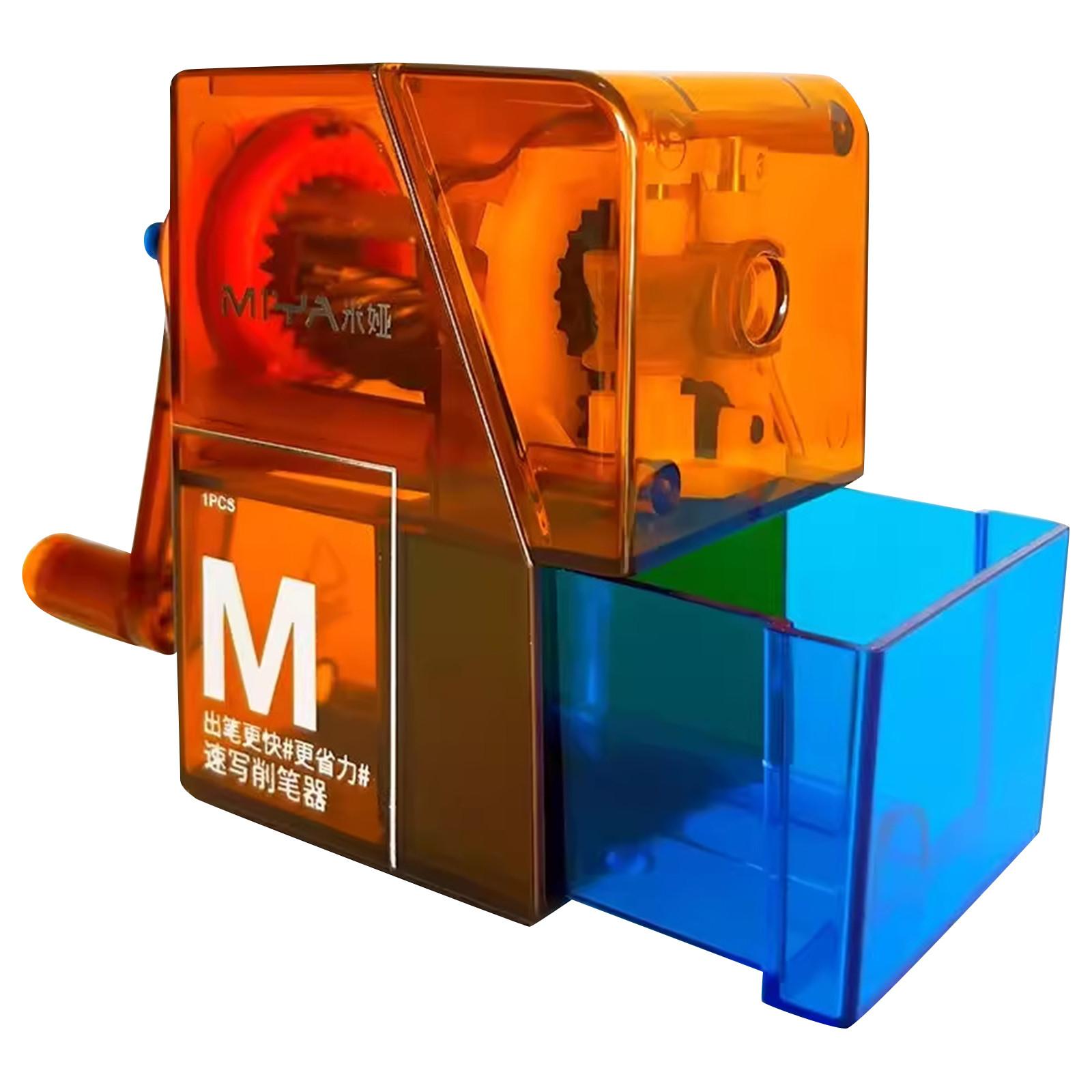 

Точилка для карандашей для набросков, точилка для карандашей для набросков, точилка для карандашей для студентов-художников, точилка для карандашей для начальной школы с ручным приводом One Size жёлтый