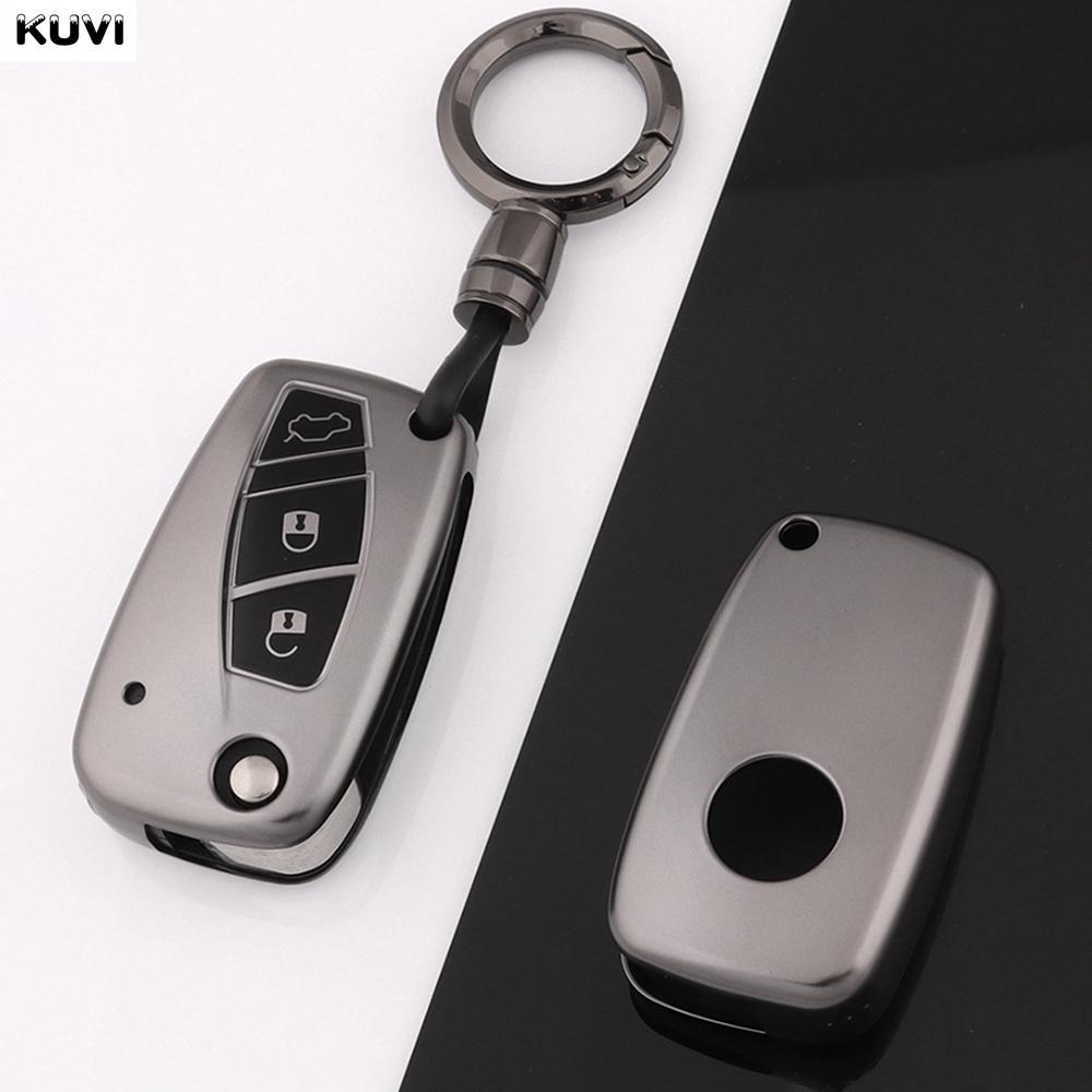 

New Tpu Car Flip Key Case Cover For Fiat 500 Panda Stilo Ducato Punto Doblo Bravo 3 Buttons Protected Holder Fob Bag Accessories
