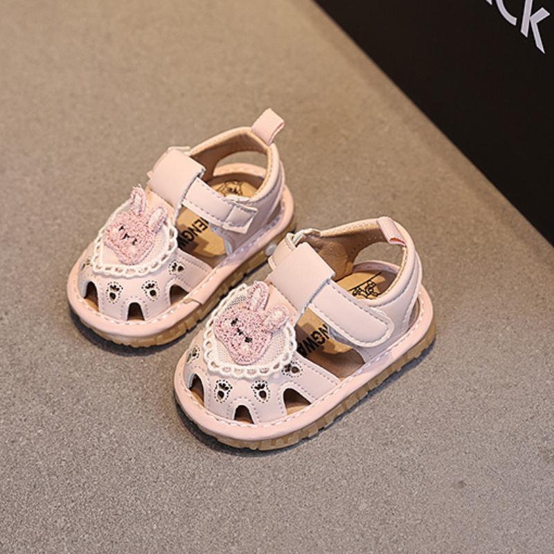 Fashion Girls Shoes Summer New Kids Sandals Anti Slip Baby Shoes Simple Child Call Shoes Soft Soled Girl Sandals