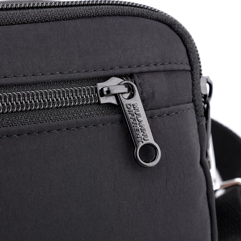 Damentasche Mehrfachtaschen Nylon-Tasche Muttertasche Einfarbig Umhängetasche Crossbody-Tasche