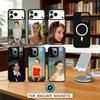 Elegante Natalie Portman Telefoonhoesje Voor iPhone17,16,15,14,13,12,Pro,Max,Magnetisch Voor Magsafe Draadloos Opladen