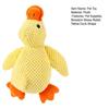 Quacking Yellow Duck Dog Toy Boredom Stress Relief Crochet Stuffed Duck Pet Chew Interactive Toy Puppy Calming Plush Doll Squeaky Toy Pet Supplies