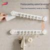 Taile No-Drill Wall-Mounted 6-Hook Clothes Hanger