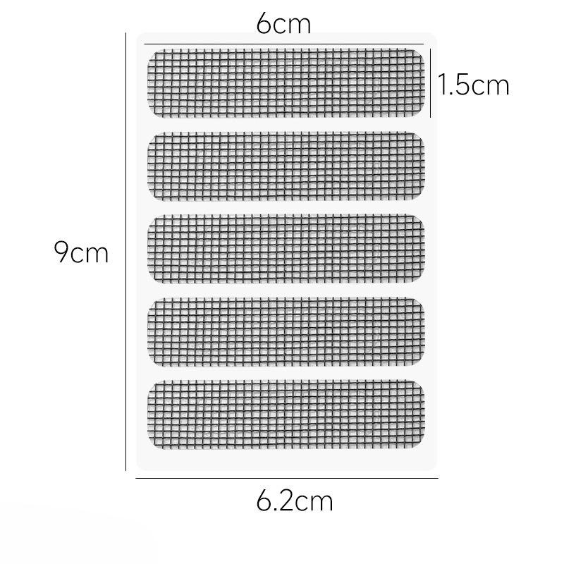 Self-adhesive One-time Hole Patching Velcro for Window and Door Screens, Insect and Mosquito Repellent, and Window Drainage