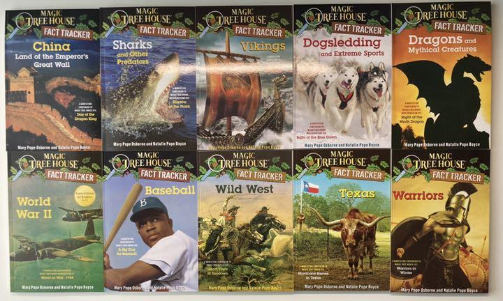 [USED] Cut Magic Tree House Fact Tracker