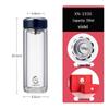 Heenoor XN-1936 Double-Layer Antibacterial Glass Tea Bottle