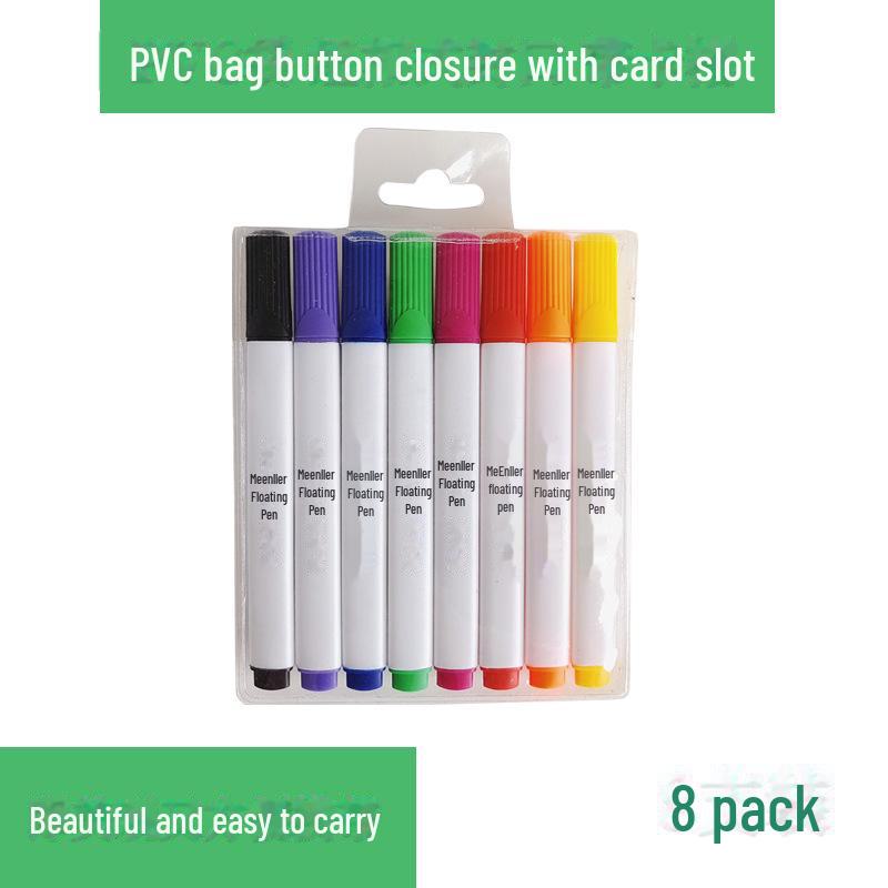 Kids' Internet Star Magic Color Water Doodle Pen Set, Erasable Fun 12 Colors for Whiteboard Drawing