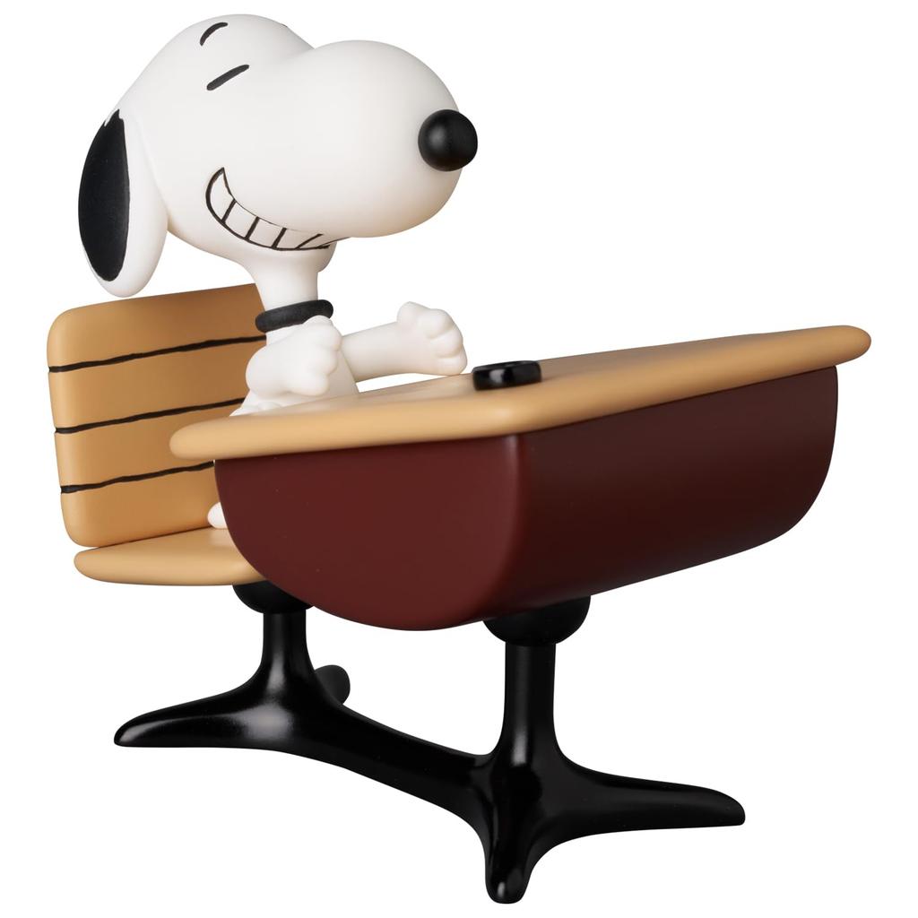 MEDICOM TOY UDF Ultra Detail Figure 844 PEANUTS SERIES 18 Snoopy with approximately 85mm fully assembled figure No. Desk, tall, non-scale, painted,