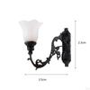 2 Pieces Miniature Street Lights Hanging Lamp Ornament Toy Accessory 1:12 Vintage Wall Models