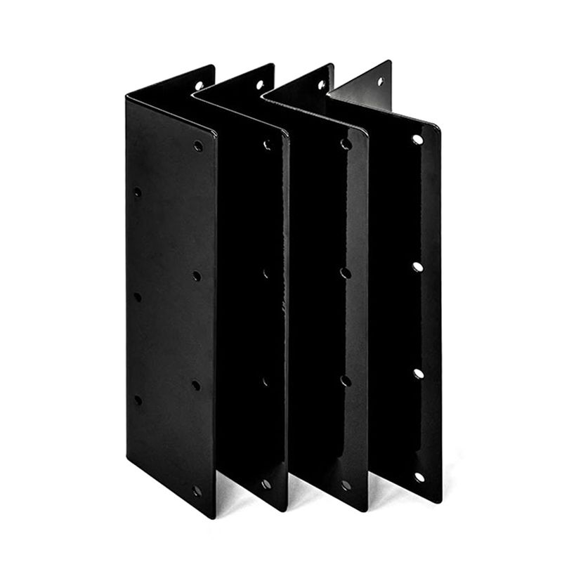 

M-Modern-Set Of 4 Raised Garden Bed Corner Brackets With Wood Screws For 20Inch-24Inch Bed For Vegetable Planter Garden Easy To чорний