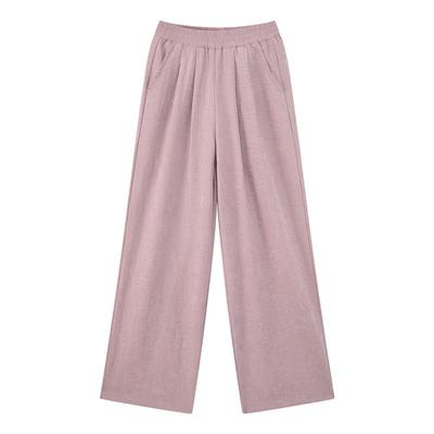 Girls' Soft Breathable Dopamine Drape Wide-Leg Pants