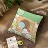 Cartoon S-Sumikko Cute G-Gurashis Pillow Case Sofa Living Room Bedroom Headboard Backrest Cushion Square Cushion Nap Time