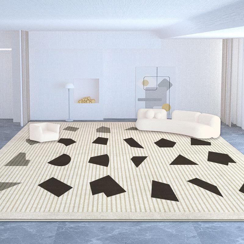 Französischer Cremeteppich, Wohnzimmersofa, Couchtisch, Retro-Modernes Zuhause, Schlafzimmer Kleines Rotes Buch, Bettdecke.