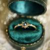 Shining Beautiful Sun God Zircon Ring Japanese Light Luxury Ring Niche Design Versatile Index Finger Ring