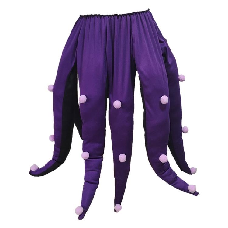 

Octopuses Costume Cosplay Purple Tentacles Dress Halloween Sea Witch Dressing Up Costume for Womens Photo Props 1