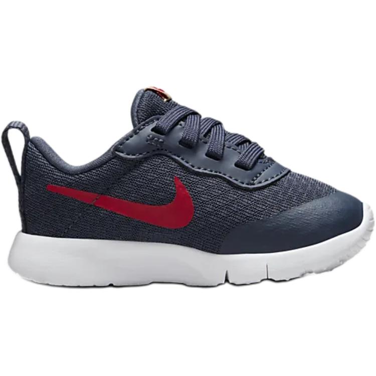 Nike Tanjun EZ TDV Comfortable Slip Resistant Abrasion Resistant Low top Toddler Shoes Blue Red Infant And Toddler DX9043-402