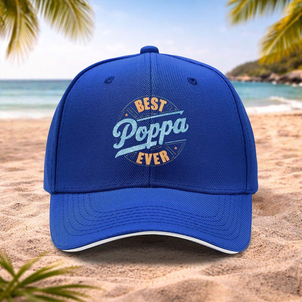 Best Poppa Ever Baseball Cap  Lightweight Adjustable Unisex Sport Hat for Running Fitness Outdoor