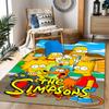 Simpsons Family Adventure Themed Anti-Slip Rugs - Polyester Home Decor, Suitable for Bedrooms, Living Rooms, Doorways, Studios, and Decorations