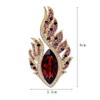 Phoenix Eye Feather  Brooches For Women Coat Jewelry Accessries Gifts